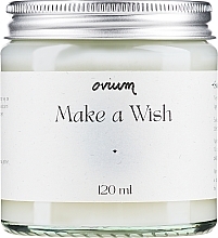 Fragrances, Perfumes, Cosmetics Soy Candle 'Make a Wish' - Ovium