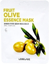 Fragrances, Perfumes, Cosmetics Olive Oil Sheet Mask - Lebelage Fruit Olive Essence Mask