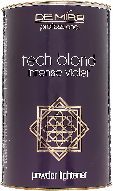 Bleaching Powder - DeMira Professional Tech Blond Intense Violet Powder — photo N4