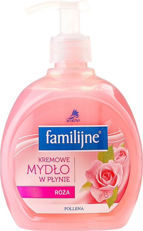 Liquid Soap - Pollena Savona Familijny Rose Creamy Liquid Soap — photo N8