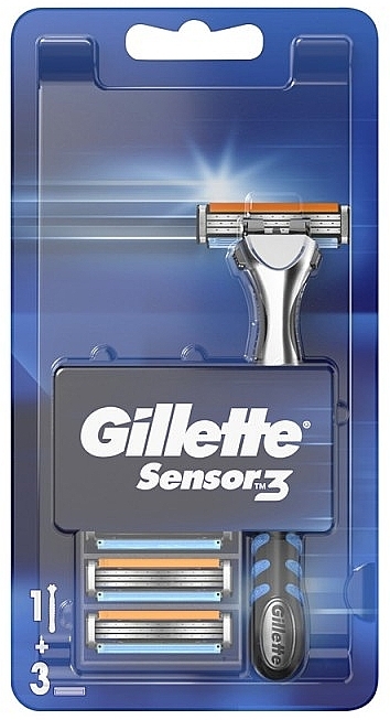 Shaver With 3 Cartridges - Gillette Sensor 3 — photo N3