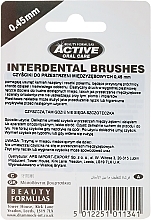 Interdental Brush, 0,45 mm, orange - Beauty Formulas Active Oral Care Interdental Brushes — photo N2