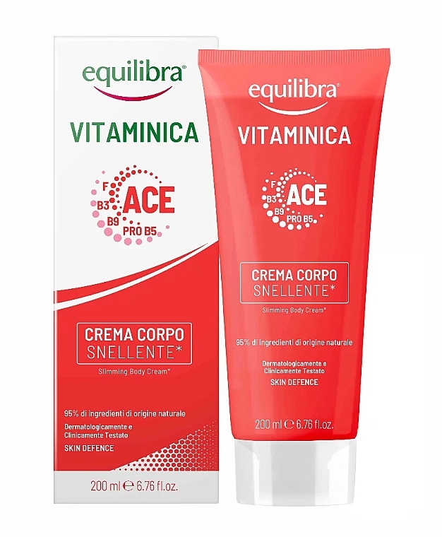 Slimming Body Cream - Equilibra Vitaminica Slimming Body Cream — photo N1