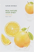 Fragrances, Perfumes, Cosmetics Orange Sheet Mask - Nature Republic Real Nature Mask Sheet Orange