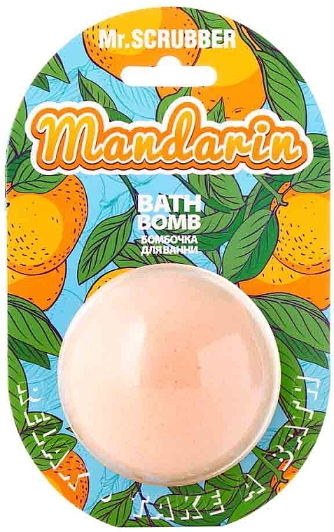 Bath Bomb "Mandarin" - Mr.Scrubber — photo N1