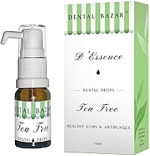 Fragrances, Perfumes, Cosmetics Concentrated Tooth Cleaning & Gum Care Dental Drops "Tea Tree" - Dental Bazar D'Essence Dental Drops Tea Tree