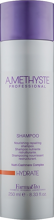 Shampoo for Thin & Delicate Hair - Farmavita Amethyste Hydrate Shampoo — photo N1