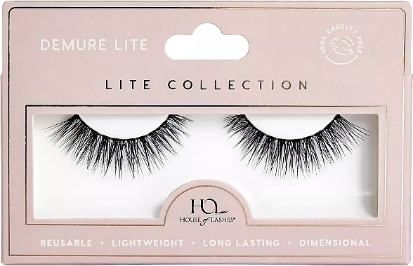 False Lashes - House of Lashes Demure Lite False Eyelashes — photo N1