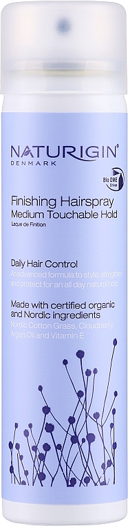 ミディアムホールドヘアスプレー - Naturigin Finishing Hairspray Medium Touchable Hold	 — photo N4