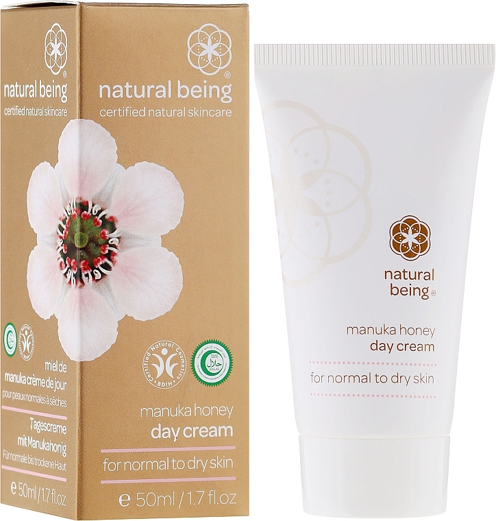 Face Cream for Normal and Dry Skin - Natural Being Manuka Honey Day Cream — photo N1