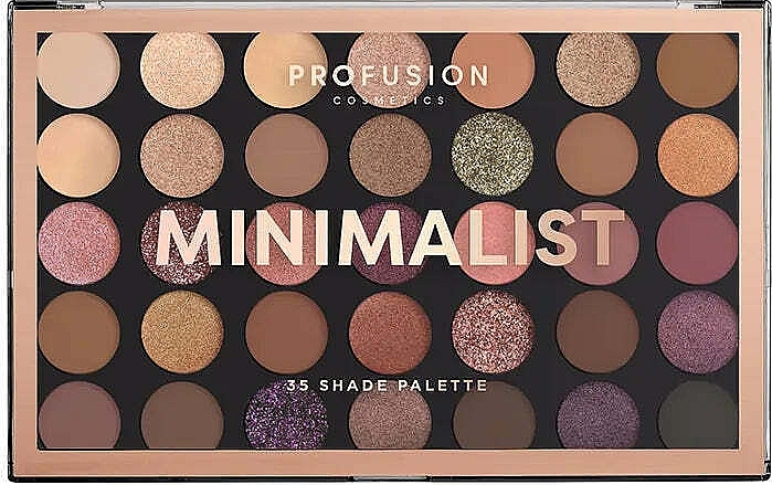 Eyeshadow Palette - Profusion Cosmetics Minimalist 35 Shade Palette — photo N1