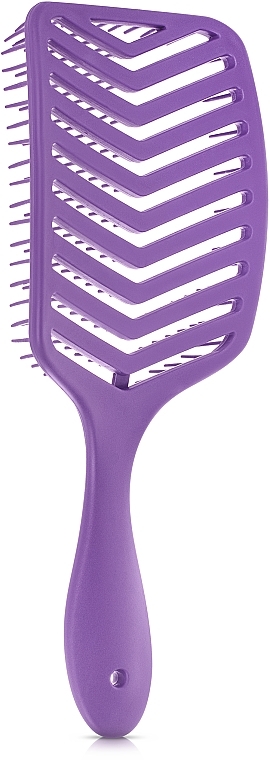 Hair Brush, purple - MAKEUP Massage Air Hair Brush Purple — photo N2