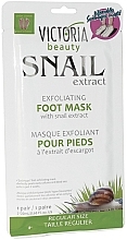 Fragrances, Perfumes, Cosmetics Exfoliating Foot Mask with Snail Extract - Victoria Beauty Exfoliating Foot Mask With Snail Extract