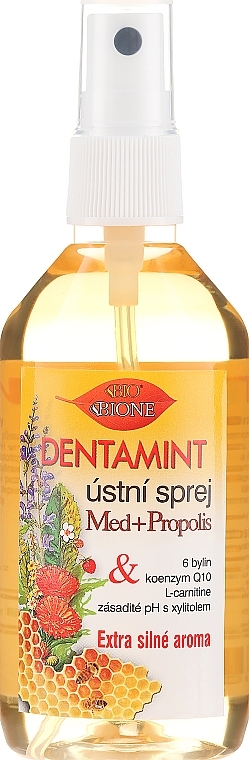 Bione Cosmetics - Dentamint Mouth Spray Honey + Propolis — photo N11