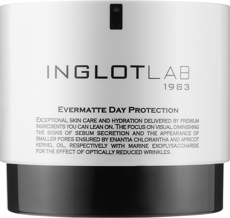 Mattifying Day Protection Cream - Inglot Lab Evermatte Day Protection Face Cream — photo N1