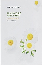 Fragrances, Perfumes, Cosmetics Sheet Mask with Chamomile Extract - Nature Republic Real Nature Mask Sheet Chamomile