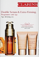 Set - Clarins Double Serum & Extra-firming Set (f/ser/50ml + f/cr/2x15ml + eye ser/0.9ml) — photo N3