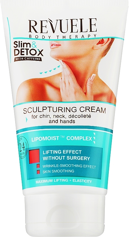 Chin, Neck, Decolette & Hands Sculpting Cream - Revuele Slim&Detox Sculpting Cream  — photo N1