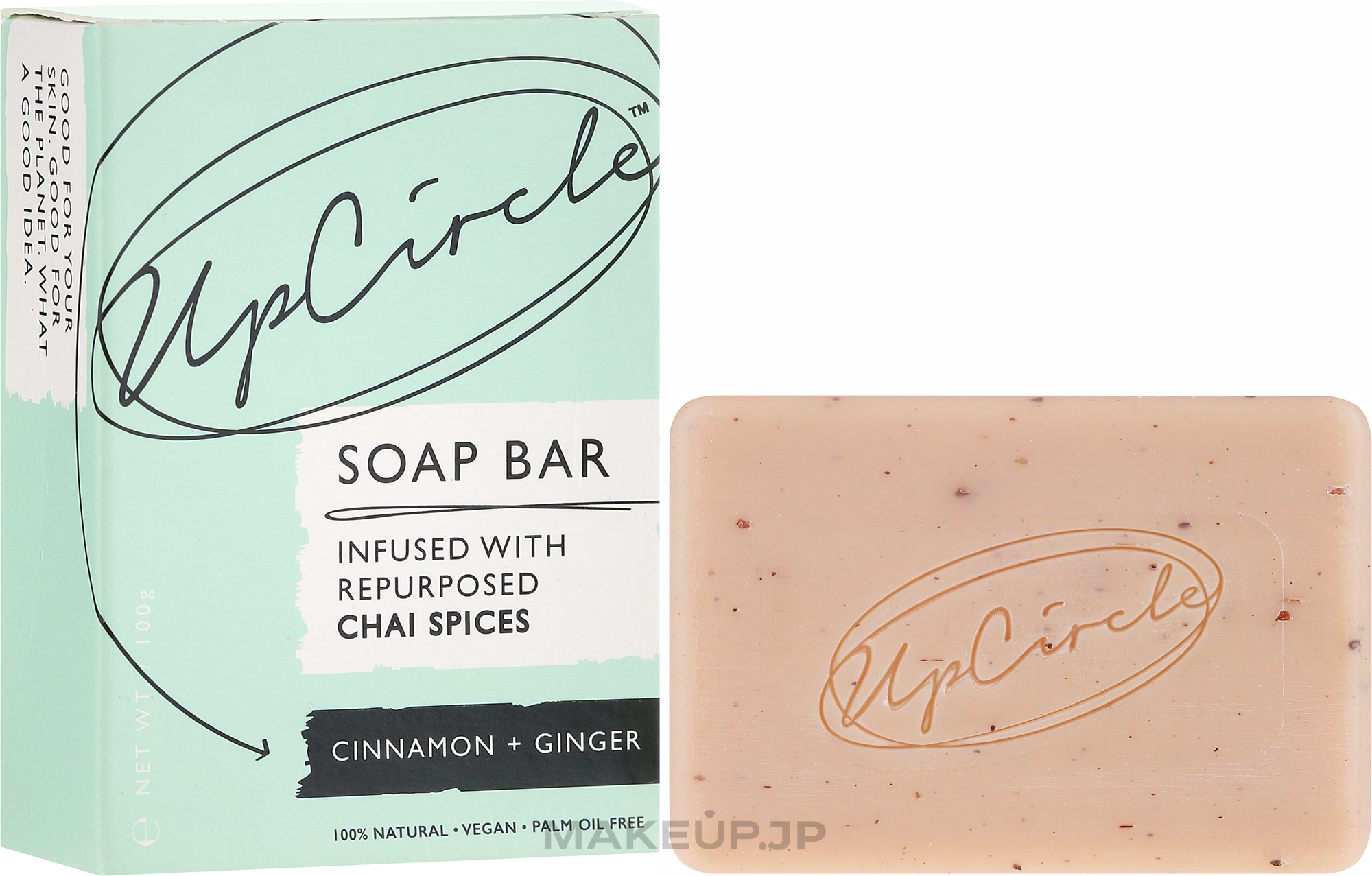 Soap "Cinnamon and Ginger" - UpCircle Cinnamon + Ginger Chai Soap Bar — photo 100 g