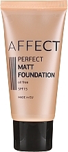 Fragrances, Perfumes, Cosmetics Mattifying Foundation - Affect Cosmetics Perfect Matt Foundation