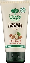 Fragrances, Perfumes, Cosmetics Argan Oil Hand Repair Cream  - L'Arbre Vert Hand Cream