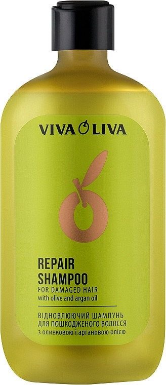 Revitalizing Shampoo with Olive Oil & Argan Oil - Vkusnyye Sekrety Viva Oliva — photo N2