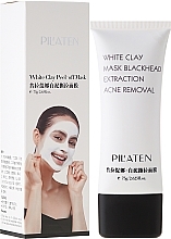 Fragrances, Perfumes, Cosmetics Face Mask "White Clay" - Pilaten White Clay Mask Blackhead Extraction Acne Removal