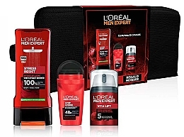 Fragrances, Perfumes, Cosmetics Set - L'Oreal Paris Men Expert Vitalift (sh/gel/400ml + deo/50ml + cr/50ml + bag)