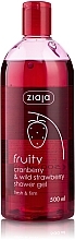 Shower Gel "Cranberry and Wild Strawberry" - Ziaja Shower Gel — photo N2