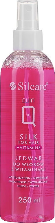 Liquid Hair Silk with Vitamins - Silcare Quin Silk for Hair+ Vitamins — photo N1