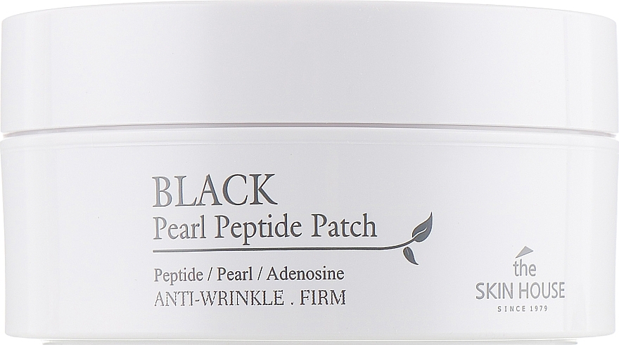 Hydrogel Patches with Peptides & Black Pearl Extract - The Skin House Black Pearl Peptide Patch — photo N2
