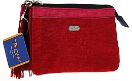 Fragrances, Perfumes, Cosmetics Two Compartments Women Makeup Bag "4COL", 94590, red - Top Choice