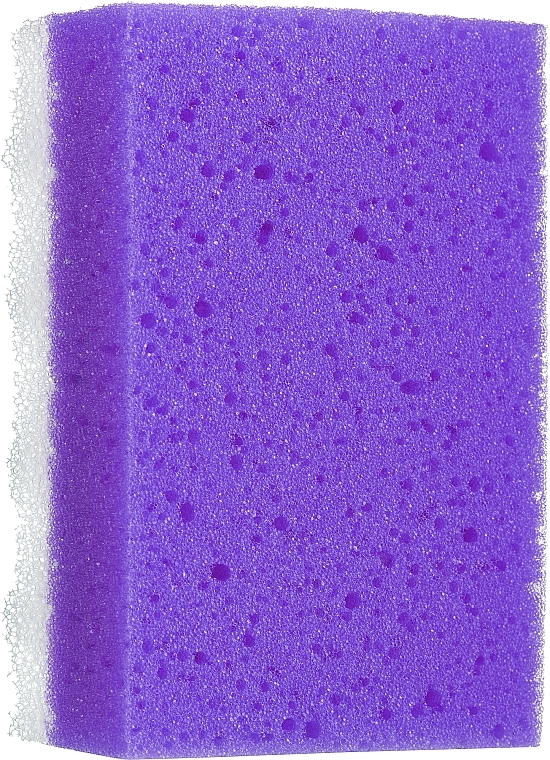 Square Bath Sponge, large, purple - LULA — photo N1