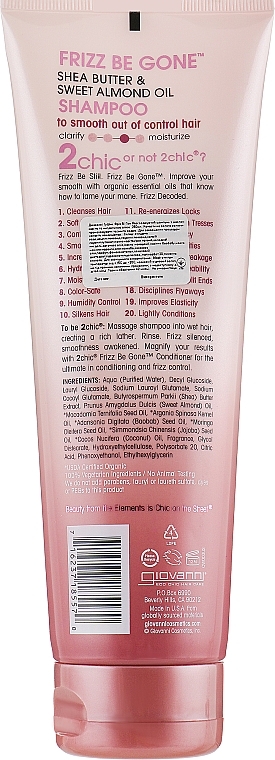 Shampoo - Giovanni Frizz Be Gone Shampoo To Smooth Out Of Control Hair — photo N7