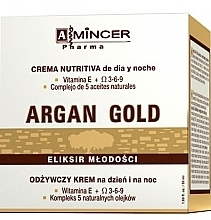 Fragrances, Perfumes, Cosmetics Nourishing Face Cream - Mincer Pharma Argan Gold Cream