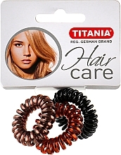 Fragrances, Perfumes, Cosmetics Anti Ziep Hair Tie, metallic, 3 pcs - Titania