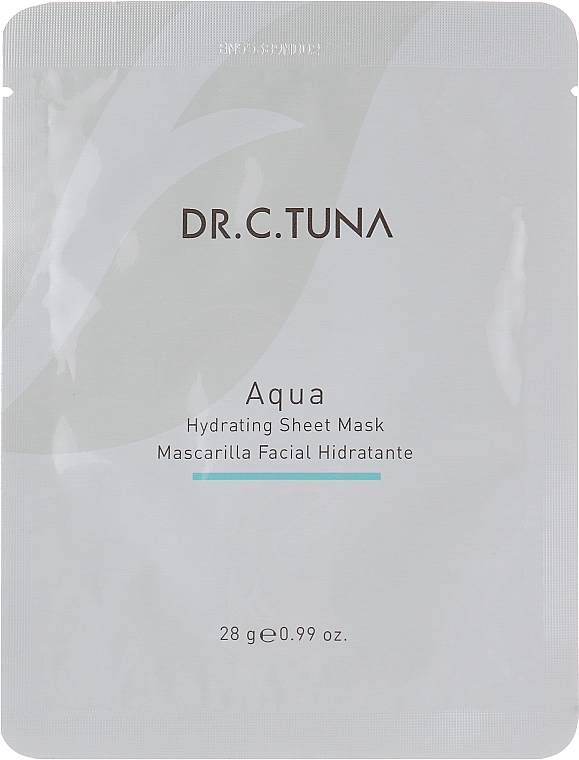 Moisturizing Sheet Mask - Farmasi Dr. C. Tuna Aqua Hydrating Sheet Mask — photo N1