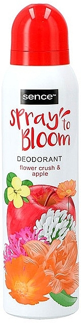 Deodorant Spray 'Flower Crush & Apple' - Sence Deo Spray Flower Crush & Apple — photo N1