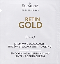 Softening & Brightening Face Cream - Farmona Professional Retin Gold Bioactive Firming Gold Concentrate (sample) — photo N1