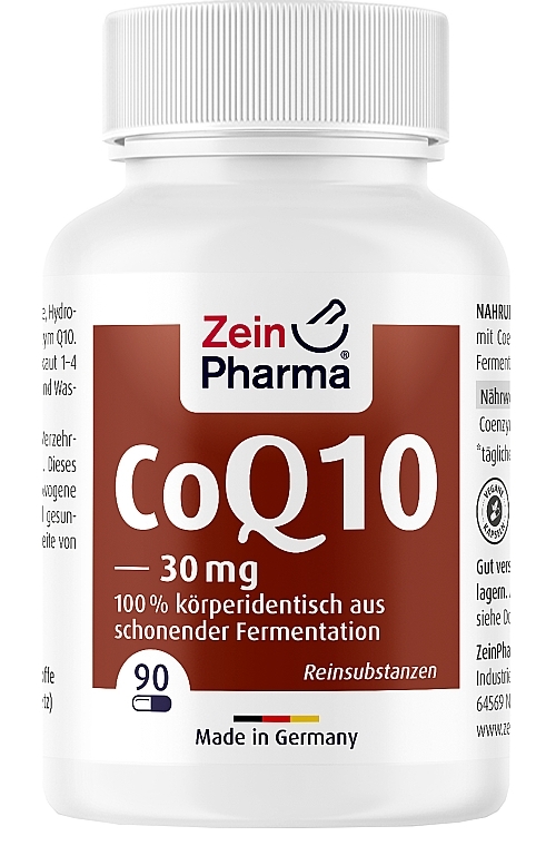 Dietary Supplement 'Coenzyme Q10', 30 mg - ZeinPharma — photo N6