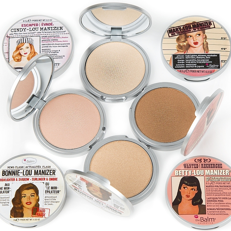 Highlighter, Shimmer and Shadow - theBalm Bonnie-Lou Manizer Highlighter & Shadow — photo N10