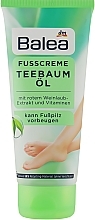 Foot Cream with Tea Tree Oil - Balea Tea Tree Oil Foot Cream — photo N1
