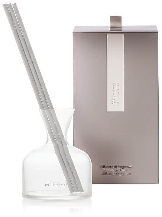 Glass Bottle for Reed Diffuser - Millefiori Milano Air Design Vase Clear — photo N3