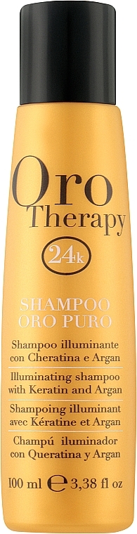Moisturizing Gold Shampoo - Fanola Oro Therapy Shampoo Oro Puro — photo N9