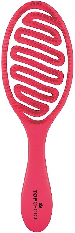 Hair Brush 64531 'Red Charm', oval - Top Choice Perfume Hairbrush — photo N2