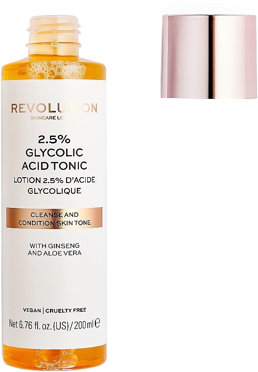 Cleansing Tonic - Makeup Revolution Skincare 2.5% Glycolic Acid Tonic — photo N2
