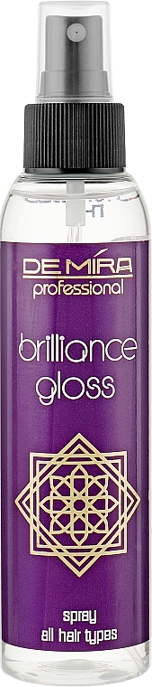 Hair Gloss Spray - DeMira Professional Brilliance Gloss — photo N1