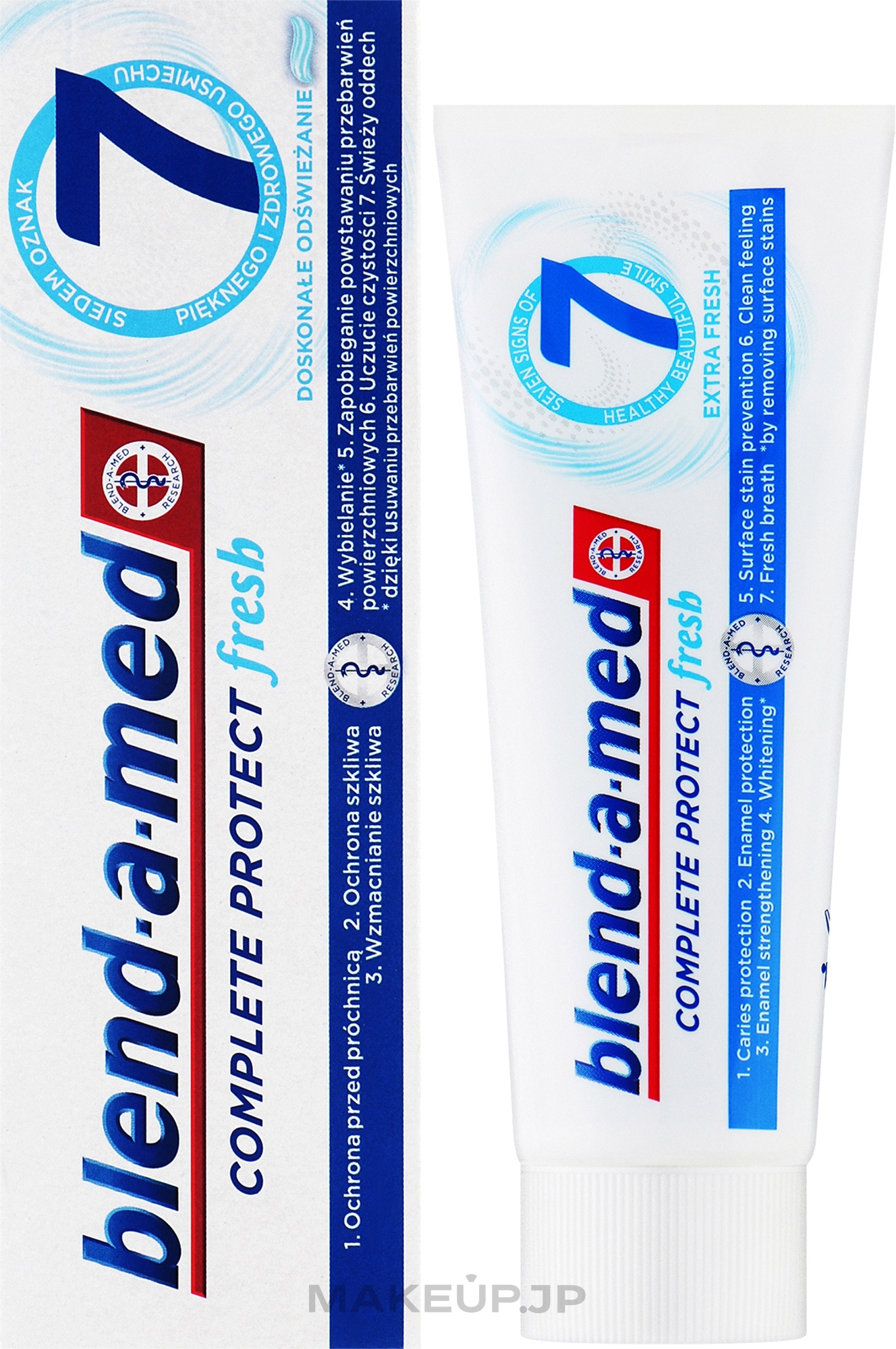 Toothpaste - Blend-a-med Complete 7+ Mouthwash Extra Fresh — photo 75 ml