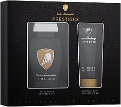 Tonino Lamborghini Prestigio - Set (edt/75ml + ash/balm/100ml) — photo N1