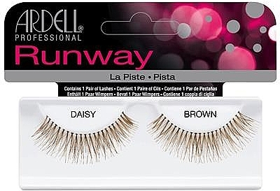 Flase Lashes - Ardell Runway Daisy Brown Eyelashes — photo N1